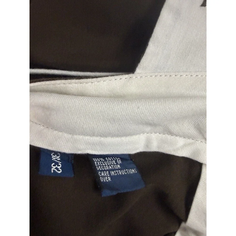 Polo Ralph Lauren Men's Classic Cotton Twill Chino Flat Front Pants 38x32 Brown